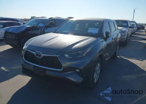 2023 Toyota Highlander Le z USA, uszkodzony, nr VIN 5TDKDRBH2PS019712